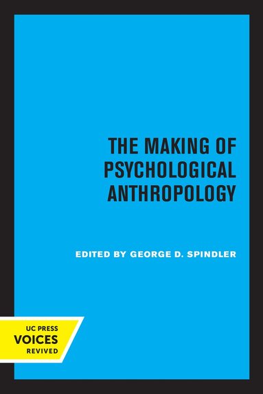 bokomslag Making of Psychological Anthropology