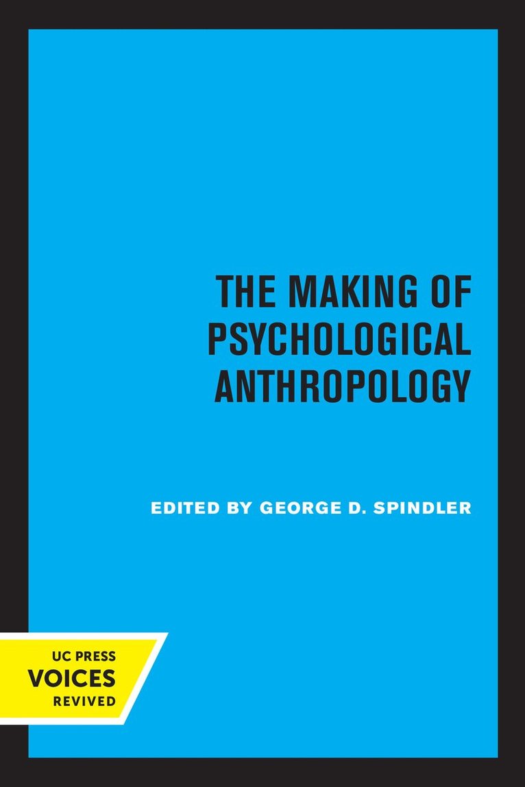 Making of Psychological Anthropology 1