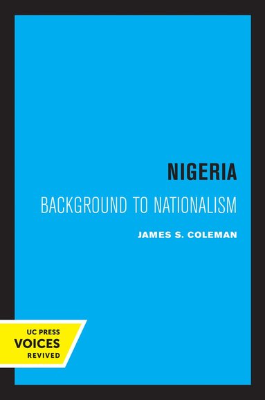 James S. Coleman - Nigeria, Häftad