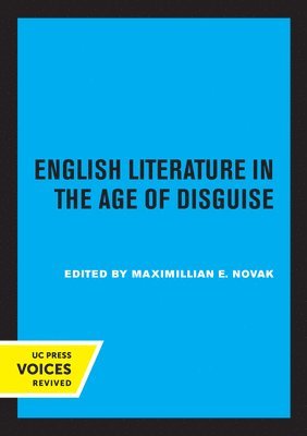 English Literature in the Age of Disguise 1