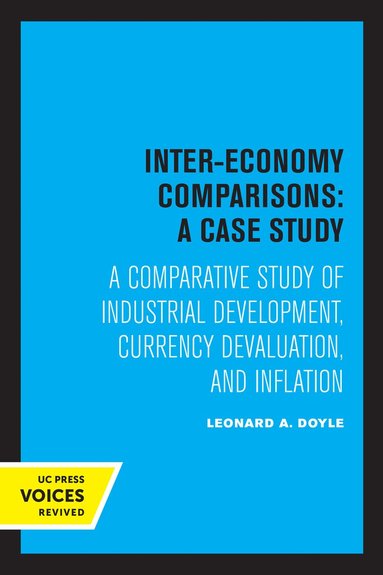 bokomslag Inter-Economy Comparisons: A Case Study