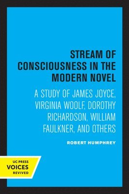 Stream of Consciousness in the Modern Novel 1