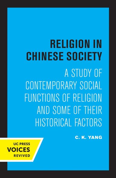 bokomslag Religion in Chinese Society