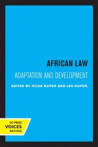 bokomslag African Law