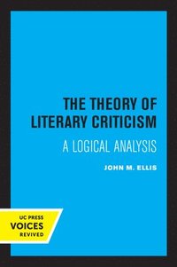bokomslag The Theory of Literary Criticism