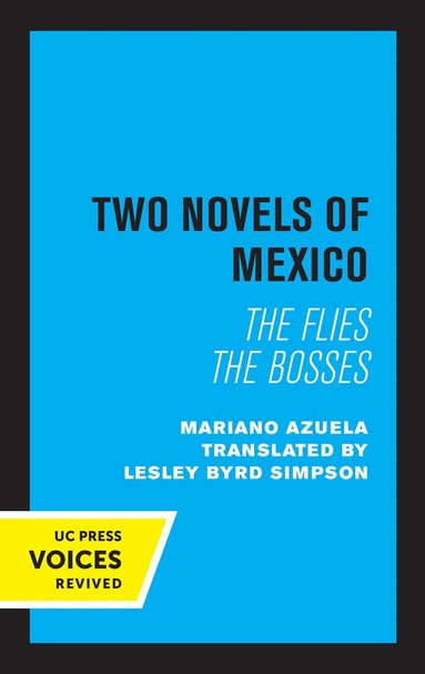 Mariano Azuela - Two Novels of Mexico, Häftad