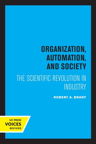 bokomslag Organization, Automation, and Society