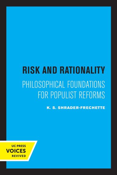 bokomslag Risk and Rationality