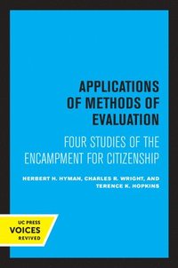 bokomslag Applications of Methods of Evaluation
