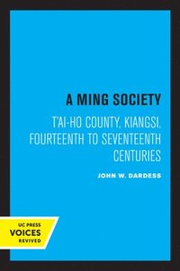bokomslag A Ming Society