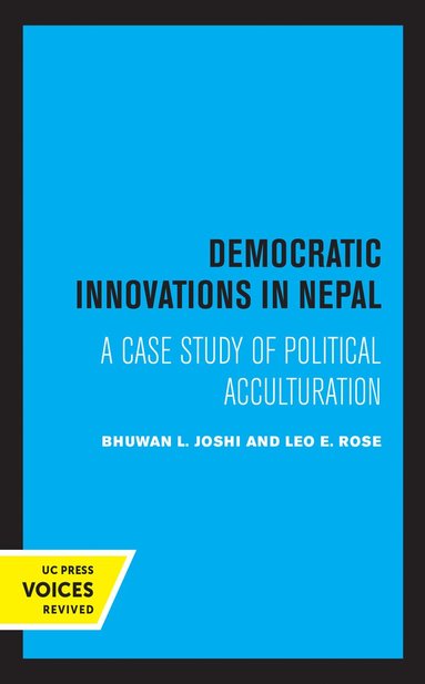 bokomslag Democratic Innovations in Nepal