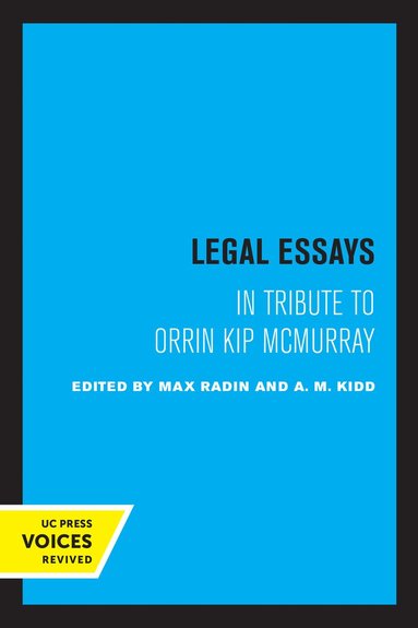 bokomslag Legal Essays