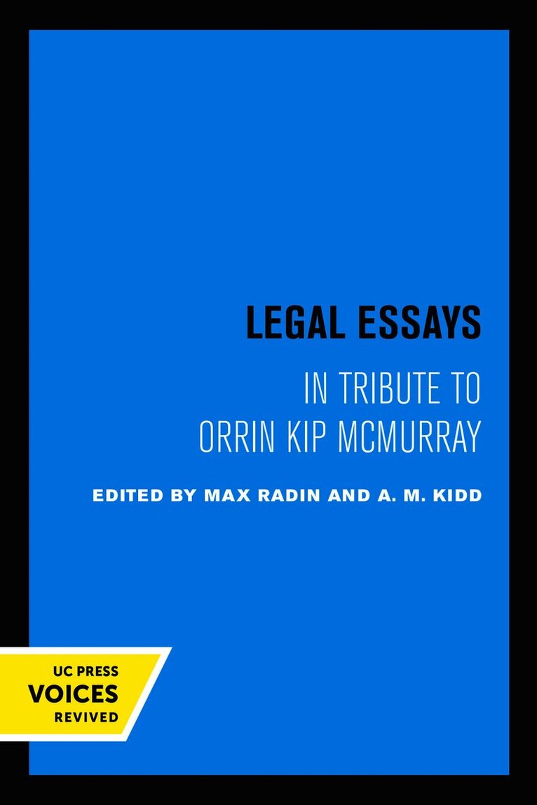 Legal Essays