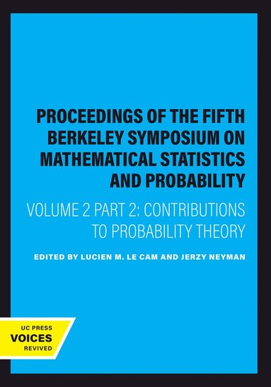 Lucien M. Le Cam, Jerzy Neyman - Proceedings of the Fifth Berkeley Symposium on Mathematical Statistics and Probability, Volume II, Part II, Häftad