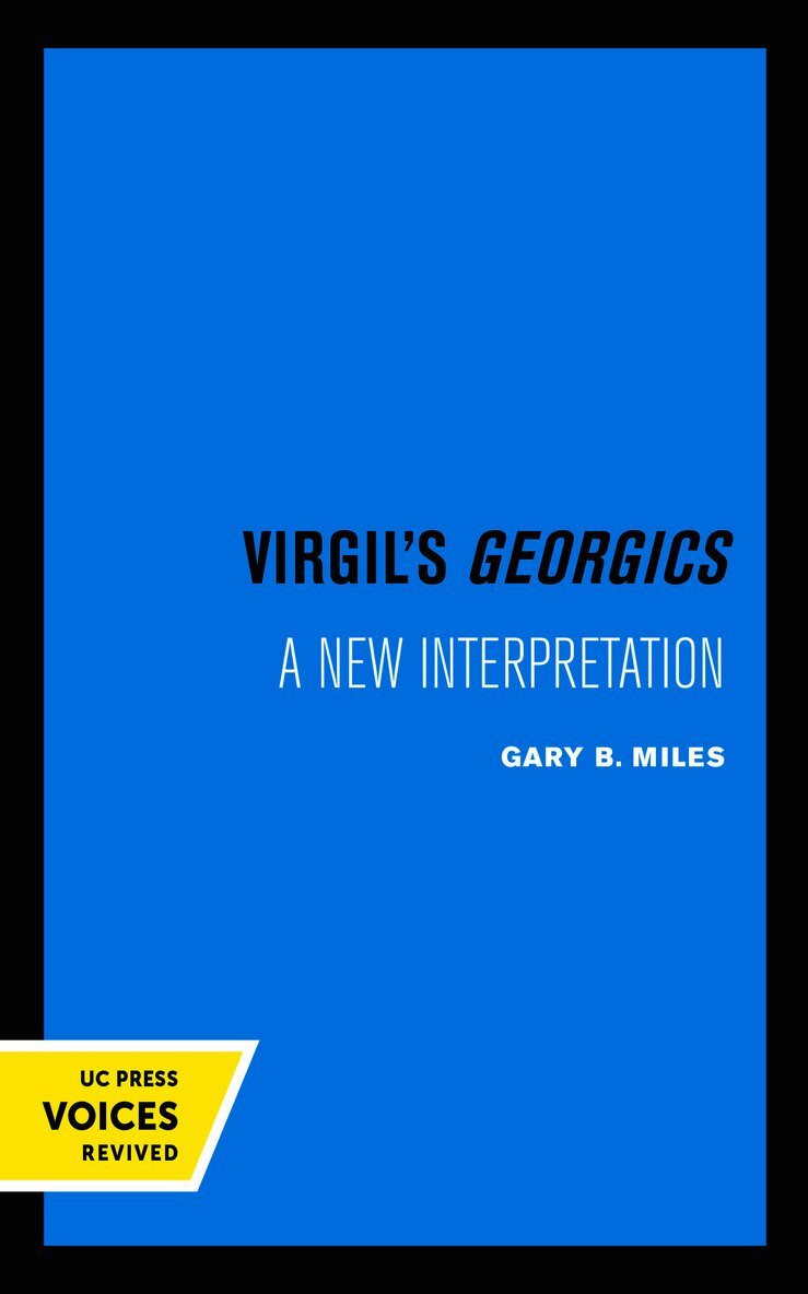 Gary B. Miles - Virgil's Georgics, Häftad