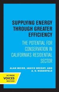 bokomslag Supplying Energy through Greater Efficiency