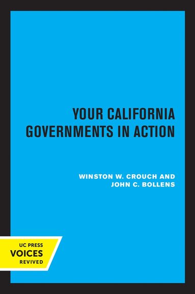 bokomslag Your California Governments in Action, Second Edition