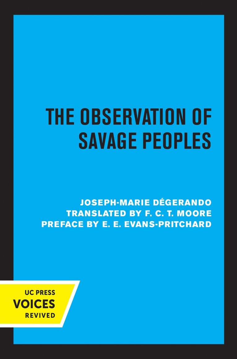 Observation of Savage Peoples