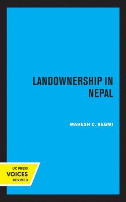 Landownership in Nepal 1
