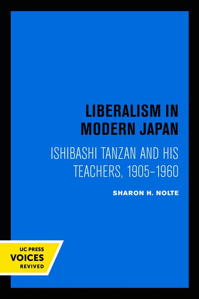 Liberalism in Modern Japan