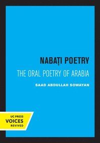 bokomslag Nabati Poetry