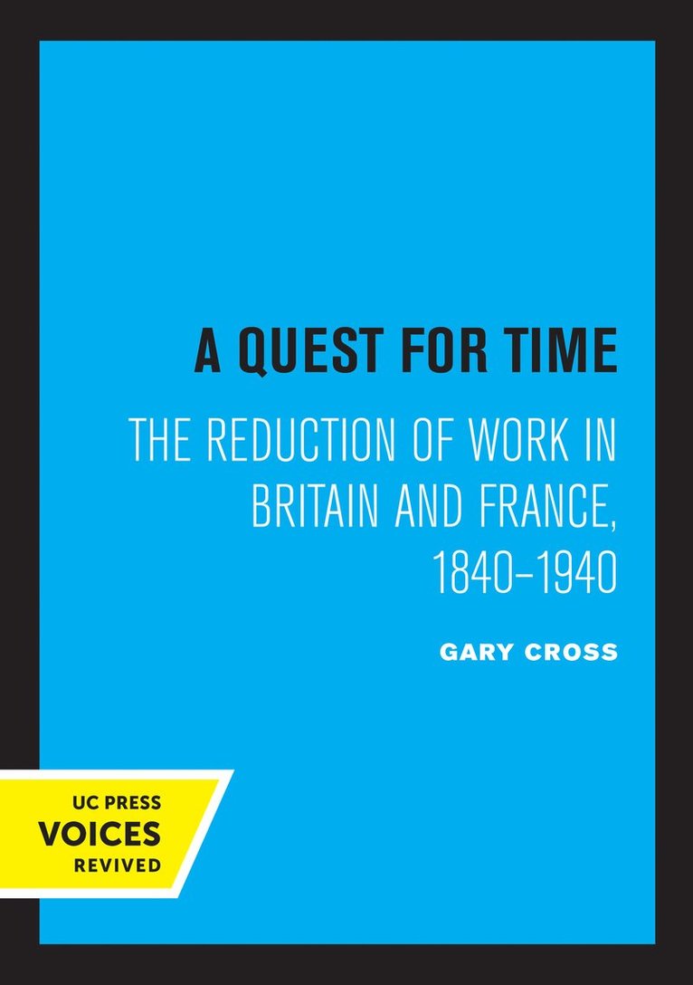 Gary Cross - Quest for Time, Häftad