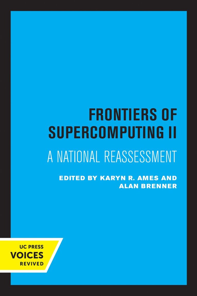 Frontiers of Supercomputing II 1