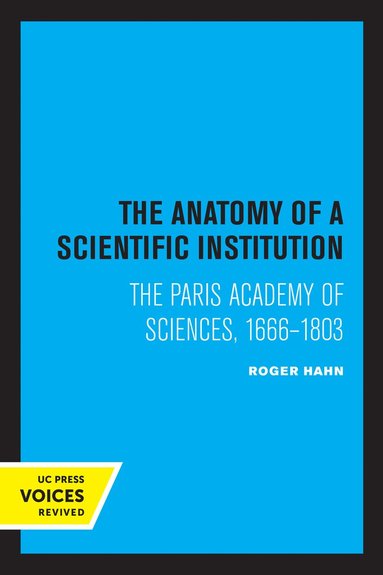 bokomslag Anatomy of a Scientific Institution