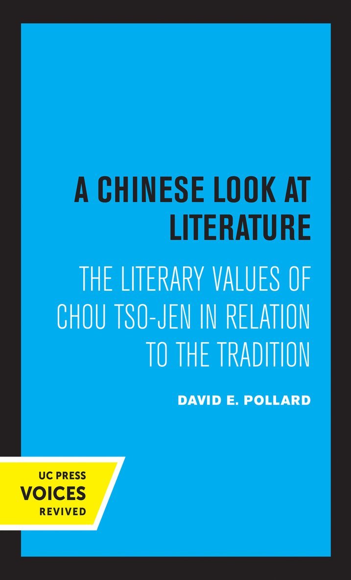 A Chinese Look at Literature 1