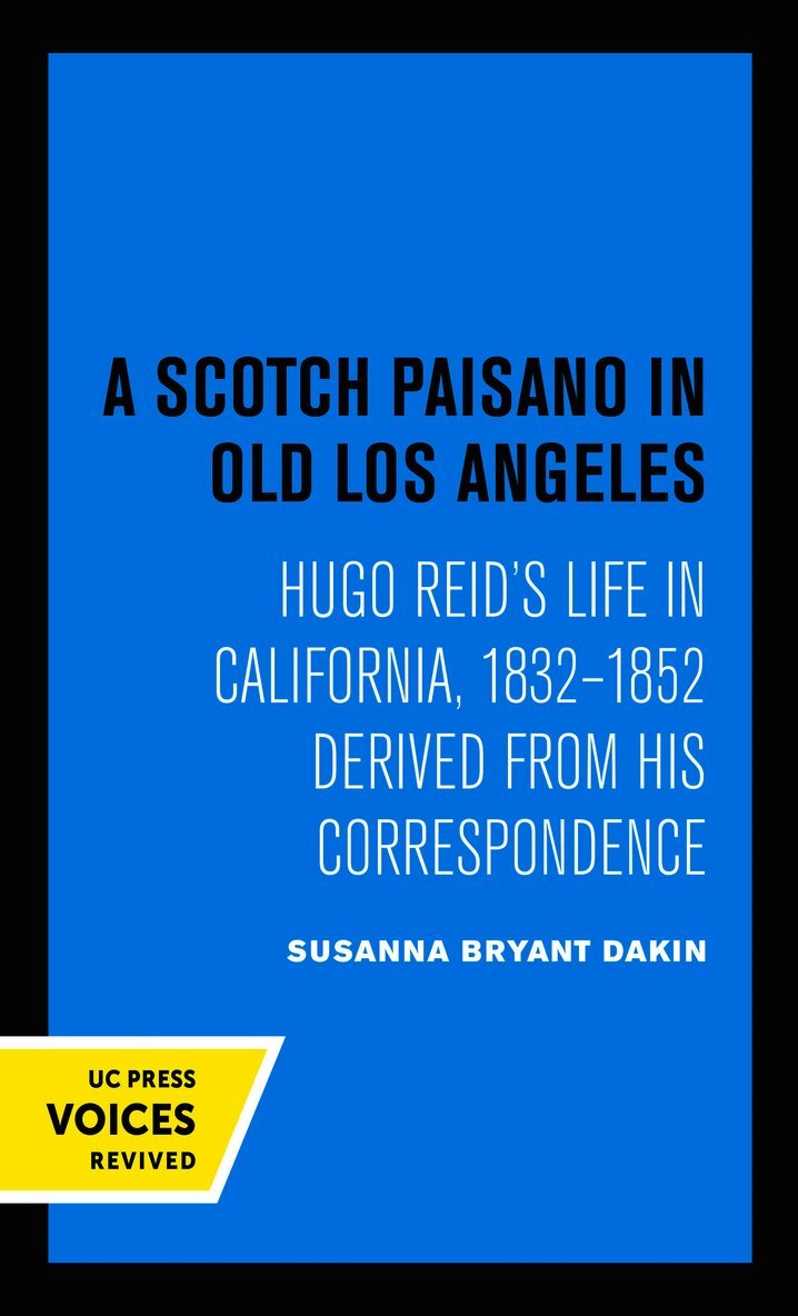Susanna Bryant Dakin - Scotch Paisano in Old Los Angeles, Häftad