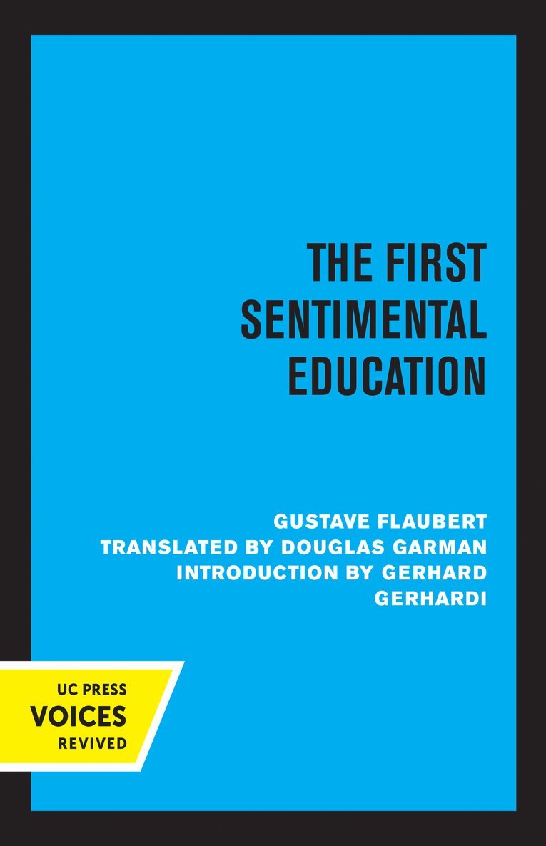 Gustave Flaubert - First Sentimental Education, Häftad