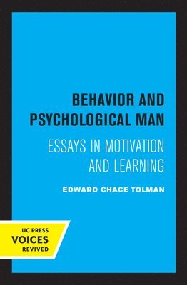 Behavior and Psychological Man 1