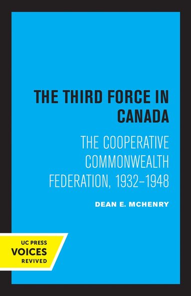 bokomslag Third Force in Canada