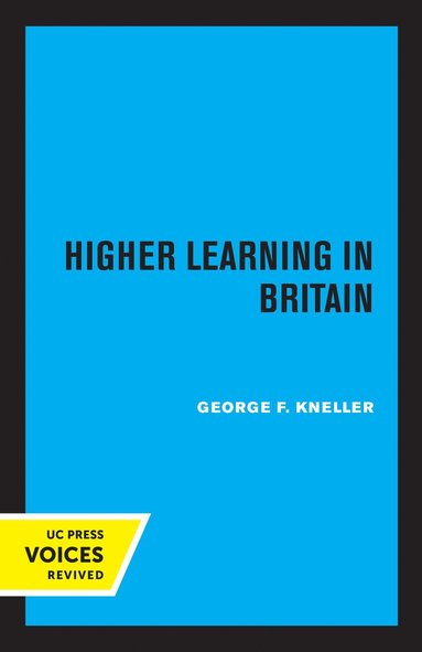 bokomslag Higher Learning in Britain