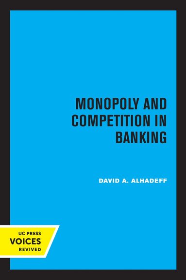 bokomslag Monopoly and Competition in Banking