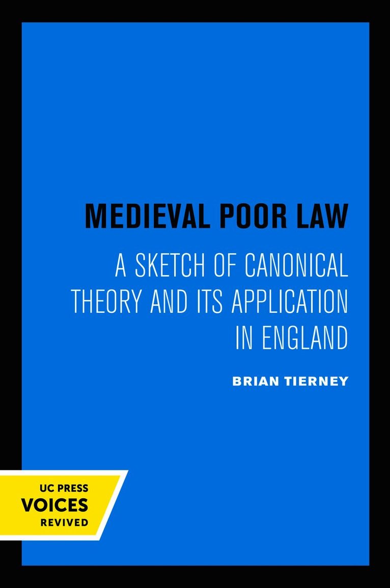 Medieval Poor Law