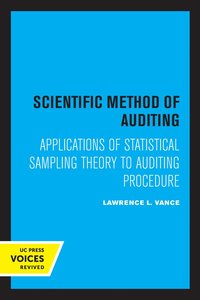 bokomslag Scientific Method for Auditing