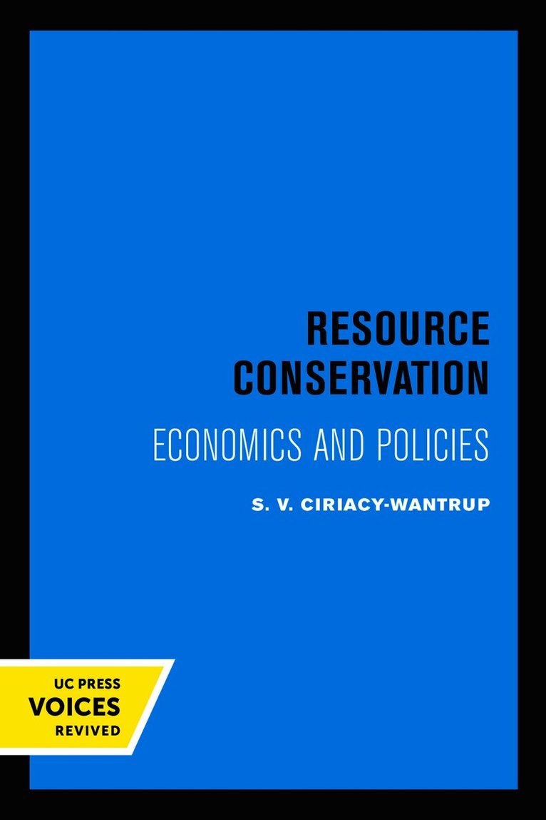 Resource Conservation