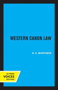 bokomslag Western Canon Law