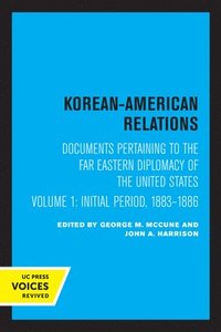 bokomslag Korean-American Relations