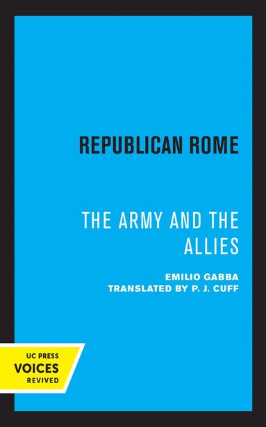 bokomslag Republican Rome