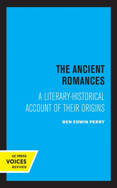 bokomslag Ancient Romances