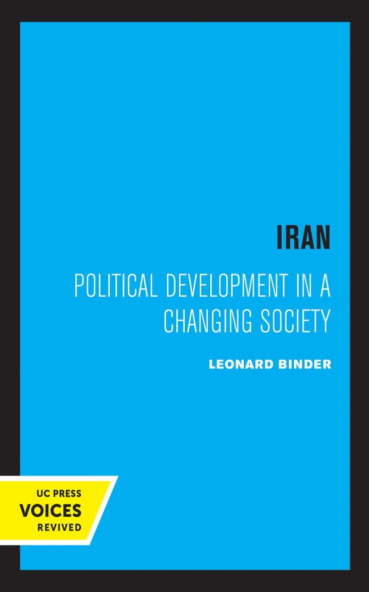 Leonard Binder - Iran, Inbunden