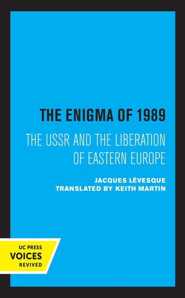 Jacques Lévesque - Enigma of 1989, Inbunden