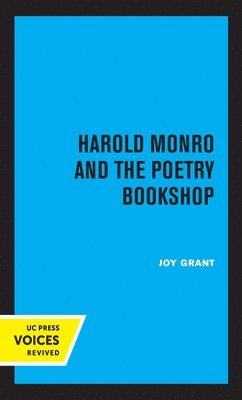 Harold Monro and the Poetry Bookshop 1