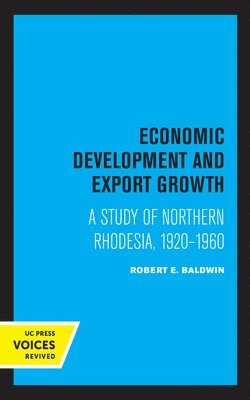 Economic Development and Export Growth 1