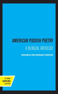 bokomslag American Yiddish Poetry