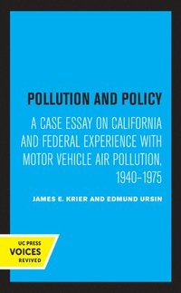 bokomslag Pollution and Policy