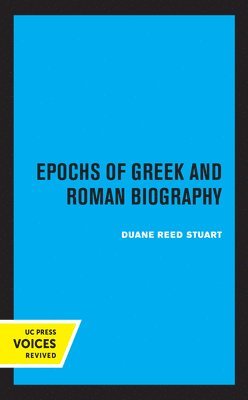 bokomslag Epochs of Greek and Roman Biography