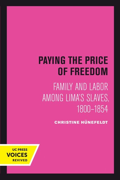 Christine Hünefeldt - Paying the Price of Freedom, Inbunden